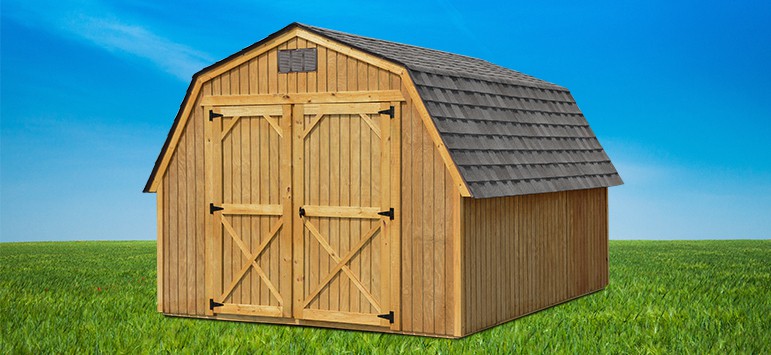 Pre Built Backyard Outfitters Brand Storage Sheds
